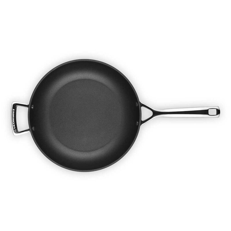 Le Creuset Toughened Non-Stick Deep Frying Pan with Helper Handle 30cm image number 2